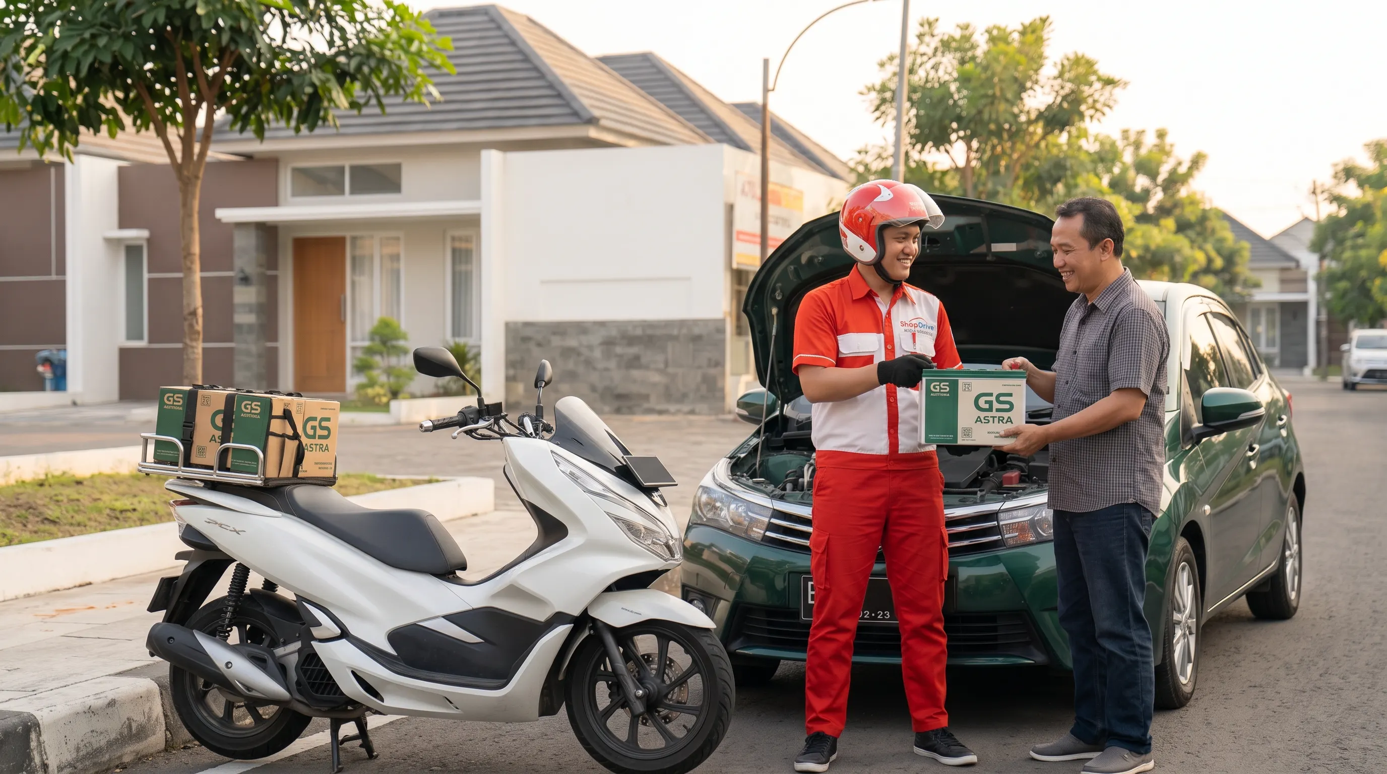Ganti Aki Mobil Panggilan Shop Drive